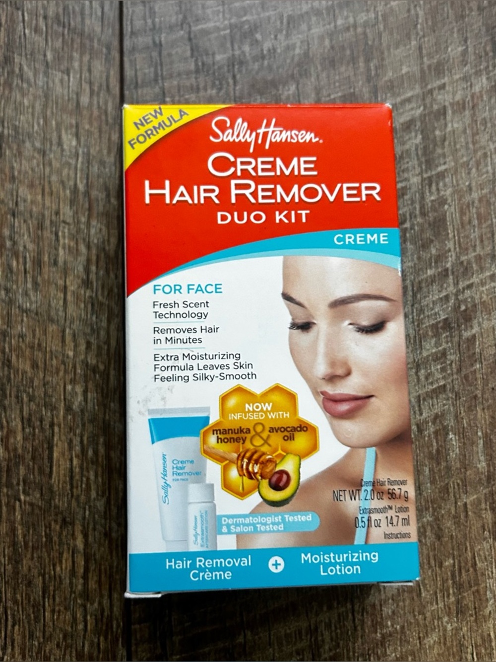 Sally Hansen crème hair remover duo kit original